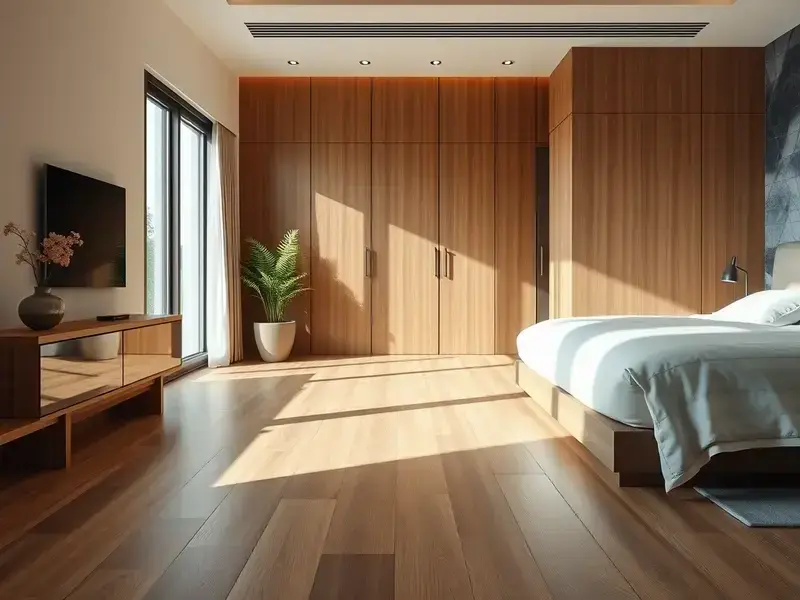 施工完了後の床